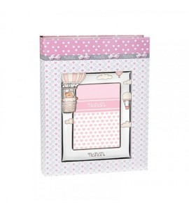 Album Bambino Bambina Nanan Puccio Rosa mm 200x250 nal0002