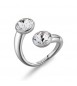Anello Contrarie Donna Gioielli Brosway Affinity in acciaio con cristalli crystal bff176a