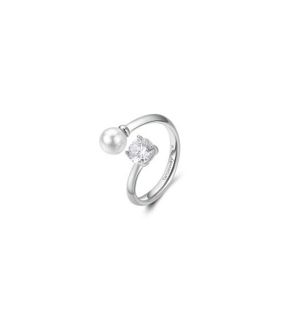 Anello Donna Gioielli Brosway Affinity in acciaio con zirconi bff190b