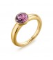 Anello Donna Gioielli Brosway Affinity in acciaio pvd oro con cristalli iris bff173c