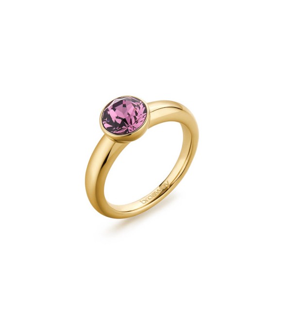Anello Donna Gioielli Brosway Affinity in acciaio pvd oro con cristalli iris bff173d
