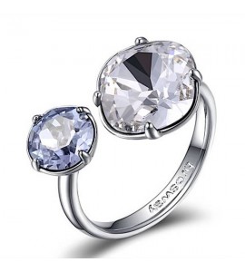 Anello Donna Gioielli Brosway Affinity in ottone rodiato misura 14 cristalli colorati bff37b