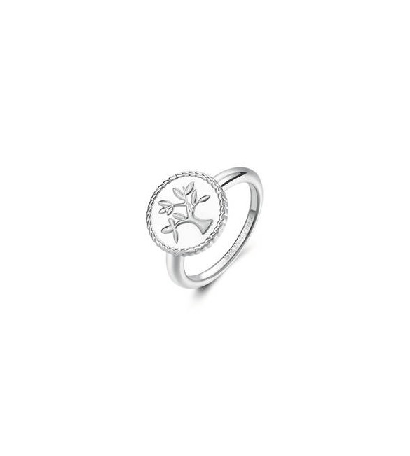 Anello donna gioielli Brosway Chakra in acciaio con Albero della Vita bhkr001a