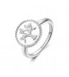 Anello donna gioielli Brosway Chakra in acciaio con Albero della Vita bhkr001c