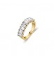 Anello Donna Gioielli Brosway Desideri in acciaio dorato con zirconi bianchi beia002a