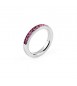 Anello Donna Gioielli Brosway Tring acciaio 316L cristalli fucsia Vanità btgc59d