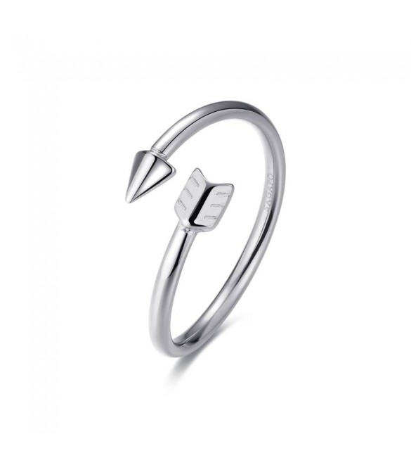 Anello Donna Gioielli Sagapò Click in acciaio 316L con Freccia sck142