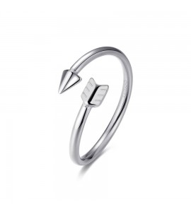 Anello Donna Gioielli Sagapò Click in acciaio 316L con Freccia sck142