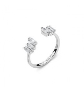 Anello Gioielli Fancy by Brosway in argento zirconi baguette bianco misura 12 fiw17b