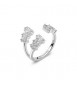 Anello Gioielli Fancy by Brosway in argento zirconi baguette bianco misura 12 fiw20b