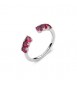 Anello Gioielli Fancy by Brosway in argento zirconi ovale rosso misura 16 fpr11c