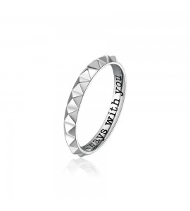 Anello Unisex Gioielli Brosway WithYou in acciaio misura 20 bwya01f