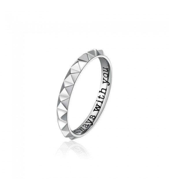 Anello Unisex Gioielli Brosway WithYou in acciaio misura 20 bwya01f
