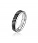 Anello Uomo Gioielli Brosway Bullet Acciaio e smalto misura 21 bul35b