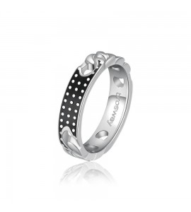 Anello Uomo Gioielli Brosway Bullet Acciaio e smalto misura 21 bul37b