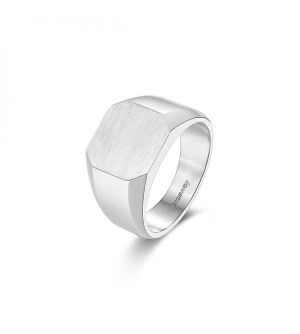 Anello Uomo Gioielli Brosway Ink in acciaio 316L a sigillo bik31c
