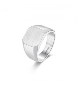 Anello Uomo Gioielli Brosway Ink in acciaio 316L a sigillo bik31c