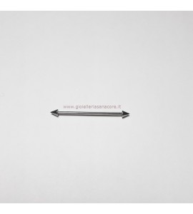 Body Piercing Lobo Orecchio Viso Barbell Punte Acciaio 33