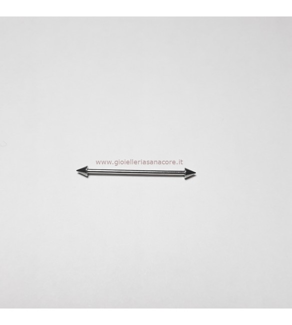 Body Piercing Lobo Orecchio Viso Barbell Punte Acciaio 33