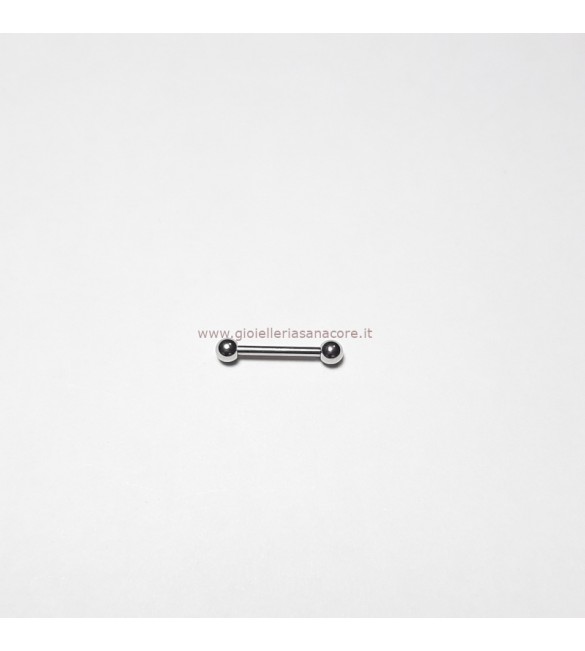 Body Piercing Lobo Orecchio Viso Barbell Sfere Acciaio 15