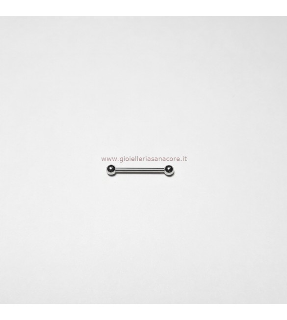 Body Piercing Lobo Orecchio Viso Barbell Sfere Acciaio 19