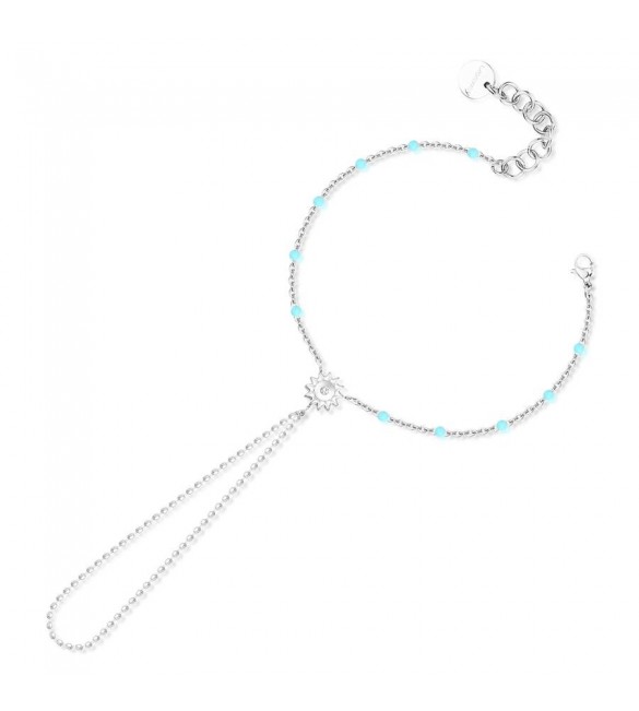 Bracciale Baciamano Donna Gioielli Brosway Chant in acciaio con Sole bah77