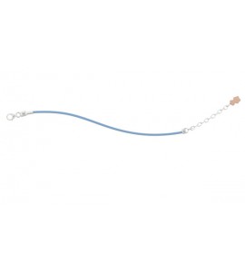 Bracciale Bambino Bambina Gioielli Nanan Bijou cordino azzurro nome I nan0274