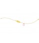 Bracciale Bambino Bambina Gioielli Nanan Bijou Targhetta oro Orsetto Rosa ngld0050