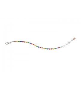 Bracciale Bimba Gioielli Nanan Bijou palline multicolore nan0303