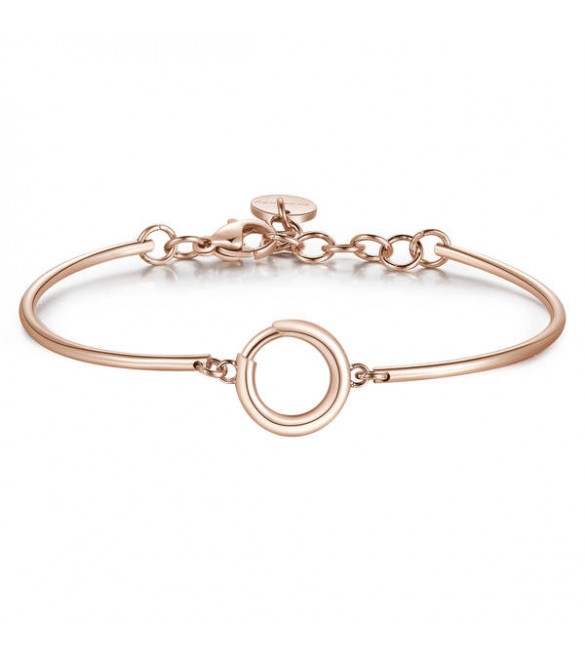 Bracciale Brosway base per Charm Très Jolie in acciaio 316L e pvd oro rosa bbr59