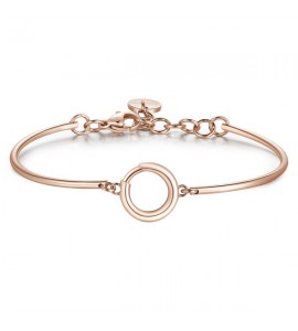 Bracciale Brosway base per Charm Très Jolie in acciaio 316L e pvd oro rosa bbr59