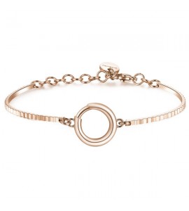 Bracciale Brosway base per Charm Très Jolie in acciaio 316L e pvd oro rosa bbr62