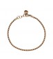 Bracciale Brosway base per Charm Très Jolie in acciaio 316L e pvd oro rosa mm 180 bbr54