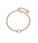 Bracciale Brosway base per Charm Très Jolie in acciaio 316L pvd oro rosa Sfere bbr65