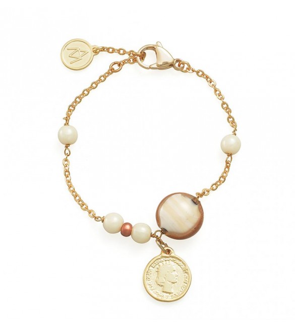 Bracciale Donna Gioielli Antica Murrina Mademoiselle con pendente Nude br839a35