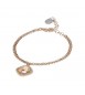 Bracciale Donna Gioielli Boccadamo Sharada in bronzo con cristallo briolette peach e zirconi xbr720rs