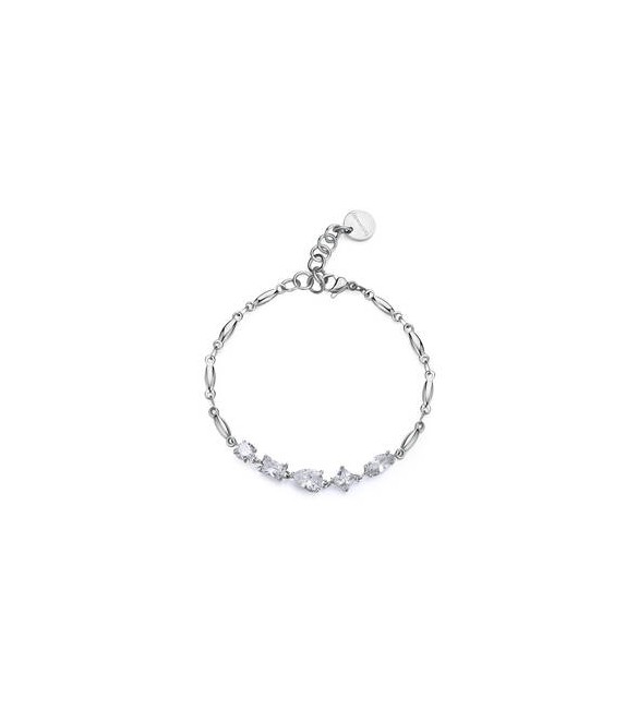 Bracciale Donna Gioielli Brosway Affinity in acciaio con zirconi bff182