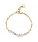 Bracciale Donna Gioielli Brosway Affinity in acciaio dorato con zirconi bff183