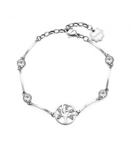 Bracciale Donna Gioielli Brosway Chakra in acciaio 316L Albero della Vita bhkb036