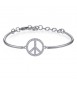 Bracciale Donna Gioielli Brosway Chakra in acciaio 316L con Pace e cristalli bhk268