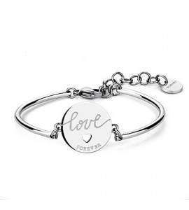 Bracciale Donna Gioielli Brosway Chakra in acciaio 316L Cuore bhk35