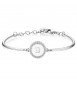 Bracciale Donna Gioielli Brosway Chakra in acciaio 316L lettera B bhk125