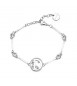 Bracciale Donna Gioielli Brosway Chakra in acciaio 316L Lettera D bhkb052