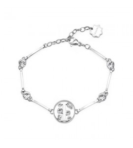 Bracciale Donna Gioielli Brosway Chakra in acciaio 316L Lettera I bhkb057