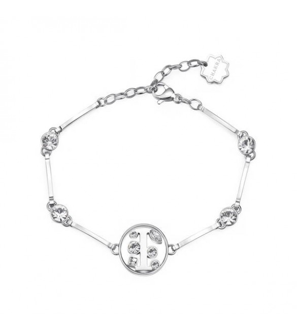 Bracciale Donna Gioielli Brosway Chakra in acciaio 316L Lettera I bhkb057
