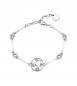 Bracciale Donna Gioielli Brosway Chakra in acciaio 316L Lettera N bhkb062