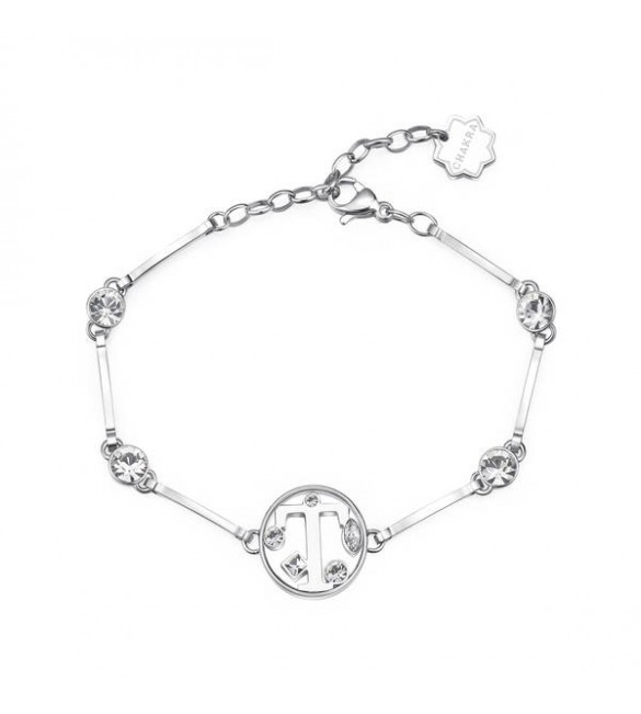 Bracciale Donna Gioielli Brosway Chakra in acciaio 316L Lettera T bhkb068