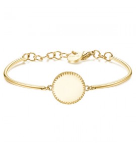 Bracciale Donna Gioielli Brosway Chakra in acciaio 316L pvd oro Engravable bhk307