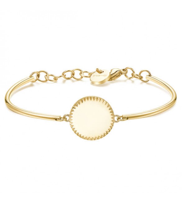 Bracciale Donna Gioielli Brosway Chakra in acciaio 316L pvd oro Engravable bhk307