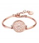 Bracciale Donna Gioielli Brosway Chakra in acciaio 316L pvd oro rosa Fiore Della Vita bhk57